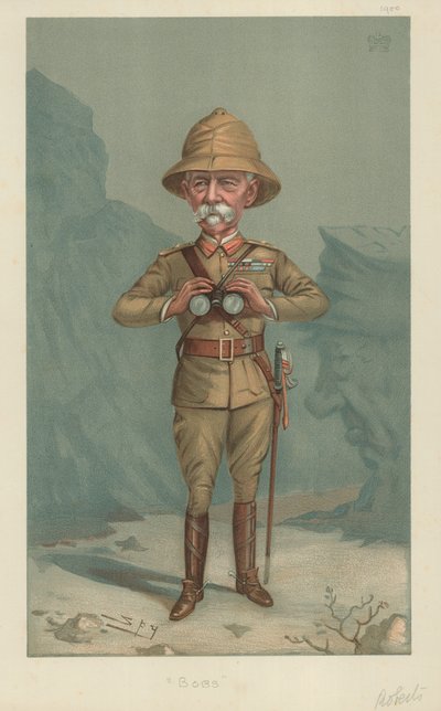 Field Marshal Lord Roberts, Bobs, 21 juin 1900, caricature de Vanity Fair - Leslie Matthew Ward