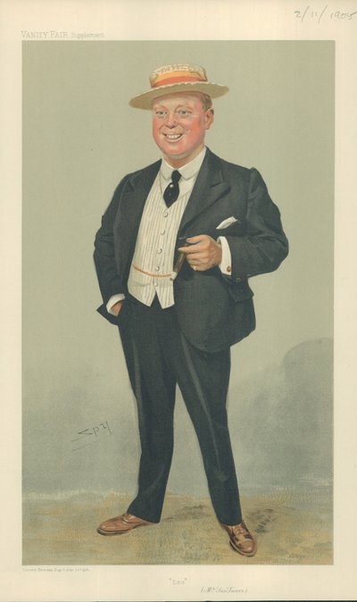 Leo Trevor, Leo, 2 novembre 1905, caricature de Vanity Fair - Leslie Matthew Ward