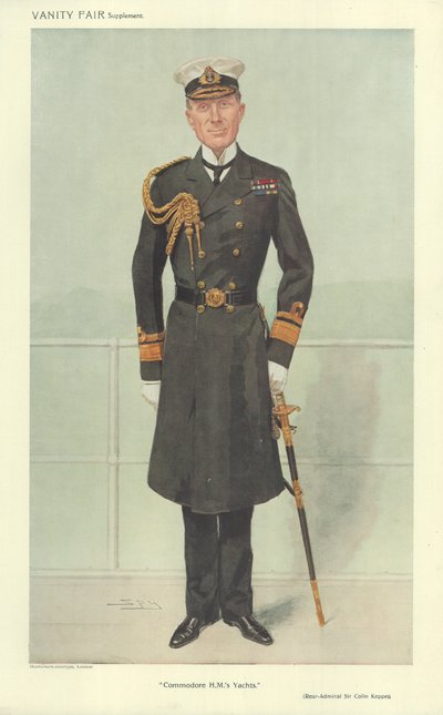 Contre-amiral Sir Colin Keppel - Leslie Matthew Ward