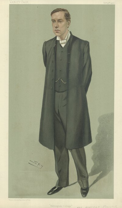 Le révérend Bertram Pollock (lithographie en couleur) - Leslie Matthew Ward