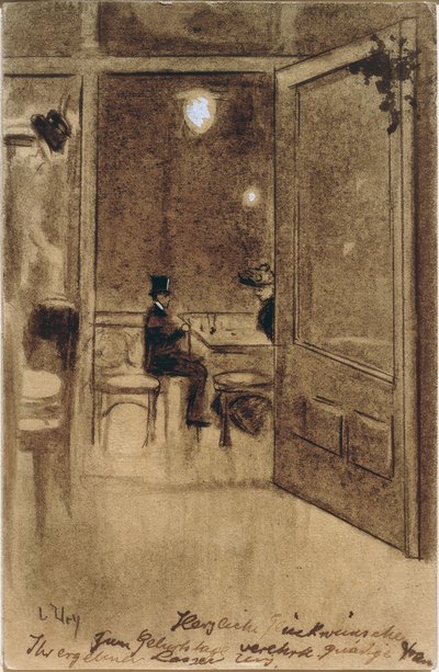 Salle du Café Bauer - Lesser Ury