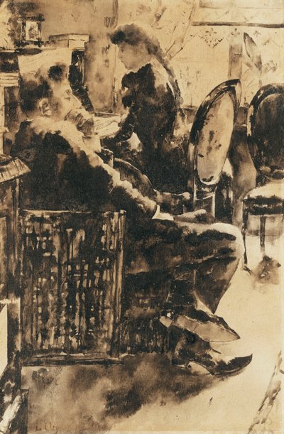La Musique; Beim Musizieren - Lesser Ury