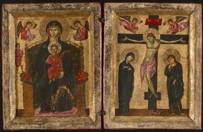 Diptyque avec la Vierge et l