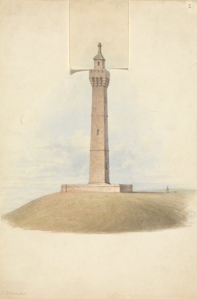 Variantes de designs pour le monument de Somerset : Élévation - Lewis Vulliamy