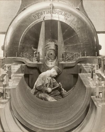 Le cœur de la turbine - Lewis W. Hine