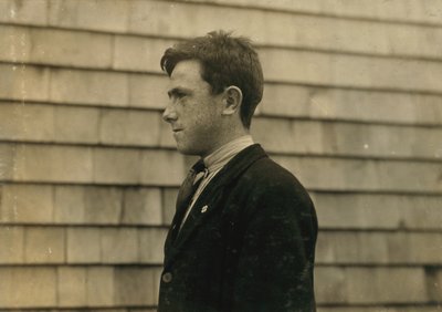 James Cooney, 15 ans, immigré irlandais à Fall River, Massachusetts - Lewis Wickes Hine