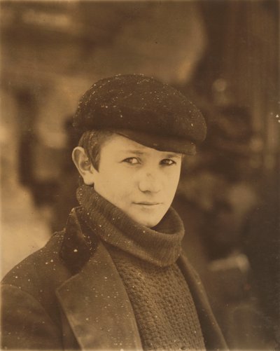 Chef de kiosque à journaux, Utica, État de New York - Lewis Wickes Hine