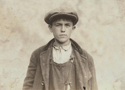 James Donovan - Balayeur irlandais aux Fall River Iron Works - Lewis Wickes Hine
