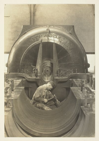 La Turbine, Power-House, New York City - Lewis Wickes Hine