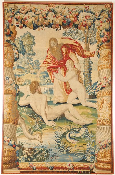 Tapisserie Adam et Ève, vers 1650-1660 - Leyniers Workshop
