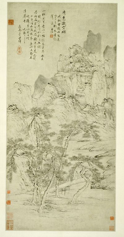 Paysage : de beaux paysages figés dans la brume - Li Shizhuo