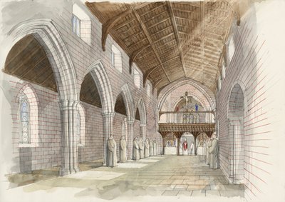 Reconstruction de la nef de l