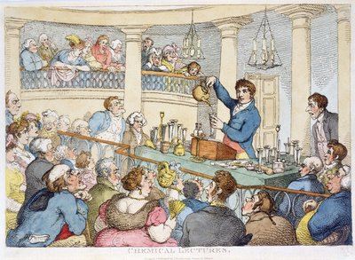 Cours de chimie, vers 1810 - Unbekannt Unbekannt