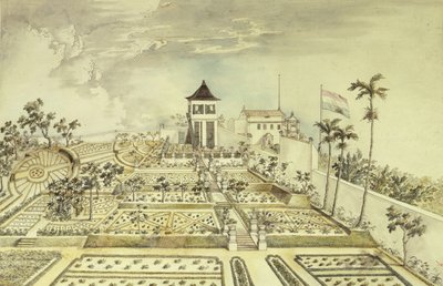 Maison hollandaise avec jardin clos sur l