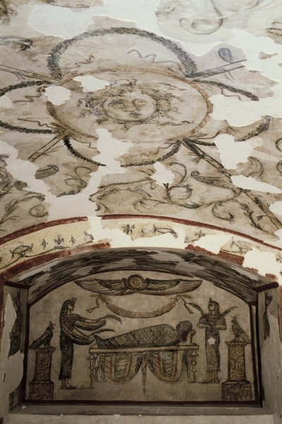 Catacombes de Kom-esh-Shuqafa, Alexandrie, Égypte, Intérieur de l