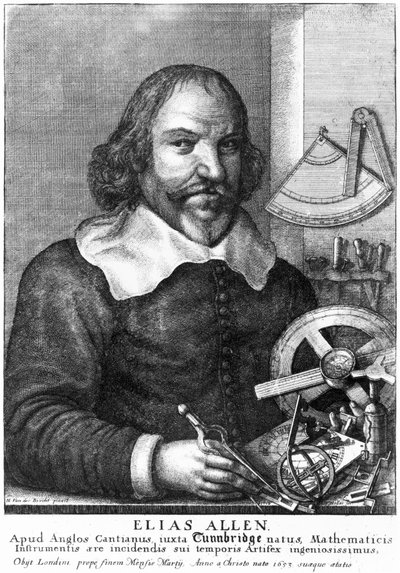 Elias Allen, mathématicien et fabricant d