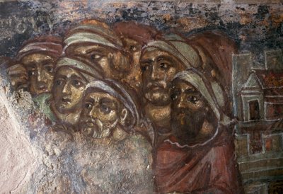 Fresque avec groupe d