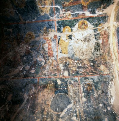 Fresques au plafond du monastère d