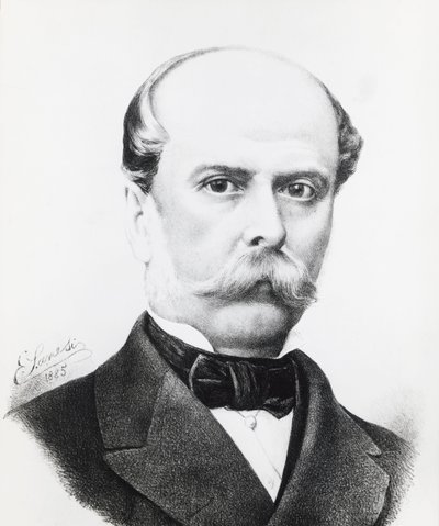 Portrait de Filippo Pacini (1812-1883), anatomiste et pathologiste italien - Unbekannt Unbekannt