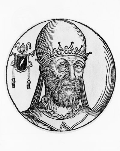 Portrait de Saint Martin I (mort en 655), 74e pape de l
