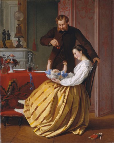 Conversation Piece, vers 1851-52 - Lilly Martin Spencer