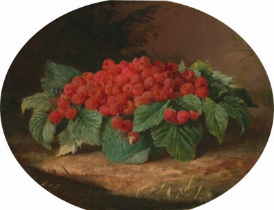 Framboises, vers 1859 (huile sur toile) - Lilly Martin Spencer