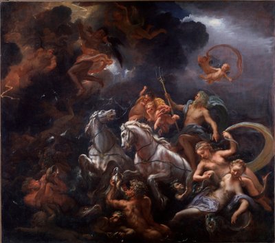 Neptune et Amphitrite - Livio Mehus
