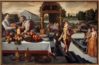 Banquet en plein air - Lodewijk Toeput