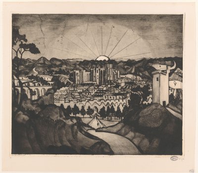 Avignon - Lodewijk Schelfhout (signed by artist)