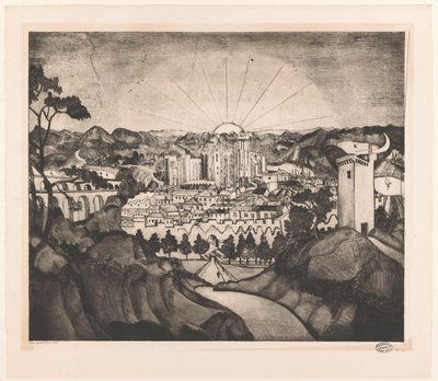 Avignon - Lodewijk Schelfhout (signed by artist)