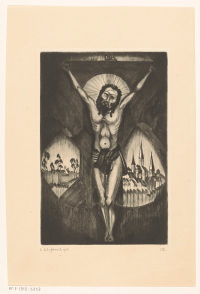 Le Christ I - Lodewijk Schelfhout (signed by artist)