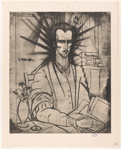 Philosophe - Lodewijk Schelfhout (signed by artist)