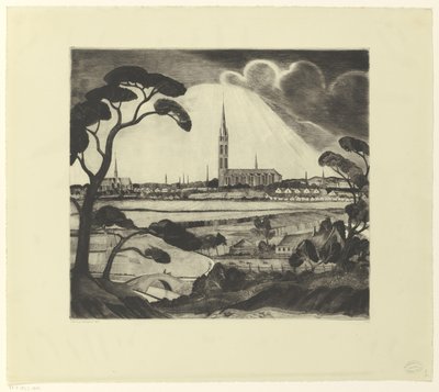 Hilversum - Lodewijk Schelfhout (signed by artist)