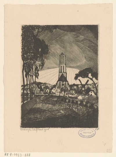 Lienden - Lodewijk Schelfhout (signed by artist)