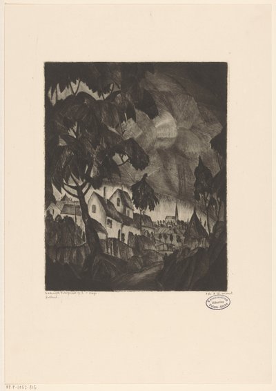 Orage - Lodewijk Schelfhout (signed by artist)