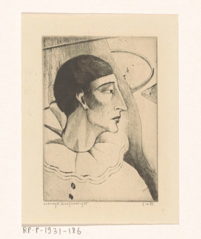 Pierrot IV - Lodewijk Schelfhout (signed by artist)