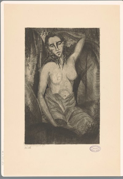 Femme assise - Lodewijk Schelfhout (signed by artist)