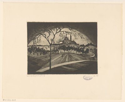 Coucher de soleil - Lodewijk Schelfhout (signed by artist)