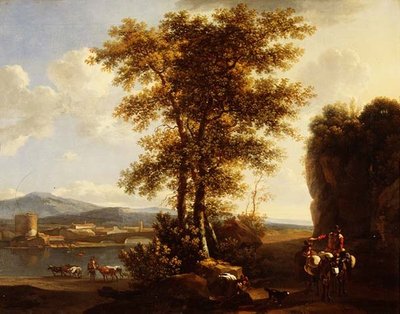 Un paysage fluvial boisé à l