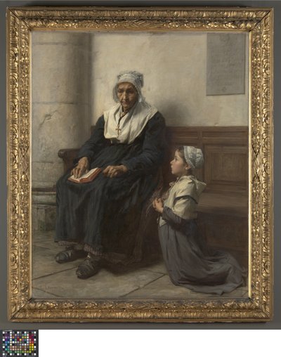 La grand-mère - Leon Augustin Lhermitte