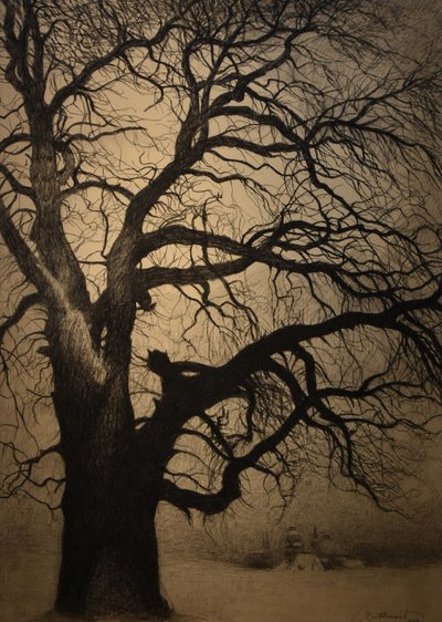 Léon Spilliaert (1881-1946) Arbre en hiver Brafa 2019 31-01-2019 - Leon Spilliaert