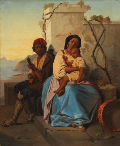 Scène italienne, non datée - Léopold Robert