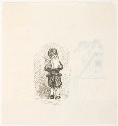 Garçon lisant un livre - Lorenz Frølich