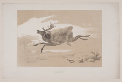 La Fuite, page 11, illustration pour "La Fuite du Cerf" de Christian Winther - Lorenz Frølich