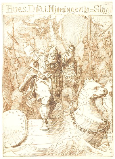 La Mort de Bues - Lorenz Frølich