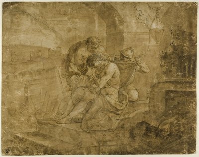 Le Christ dépouillé de ses vêtements - Lorenzo Garbieri