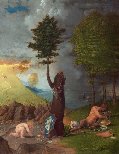 Allégorie de la vertu et du vice - Lorenzo Lotto