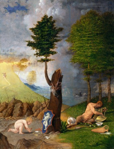 Allégorie de la vertu et du vice - Lorenzo Lotto