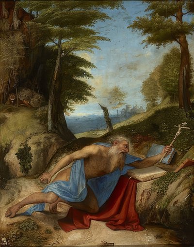 Saint Jérôme pénitent. Vers 1513 - Lorenzo Lotto