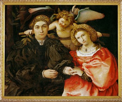 Maître Marsilio et son épouse - Lorenzo Lotto